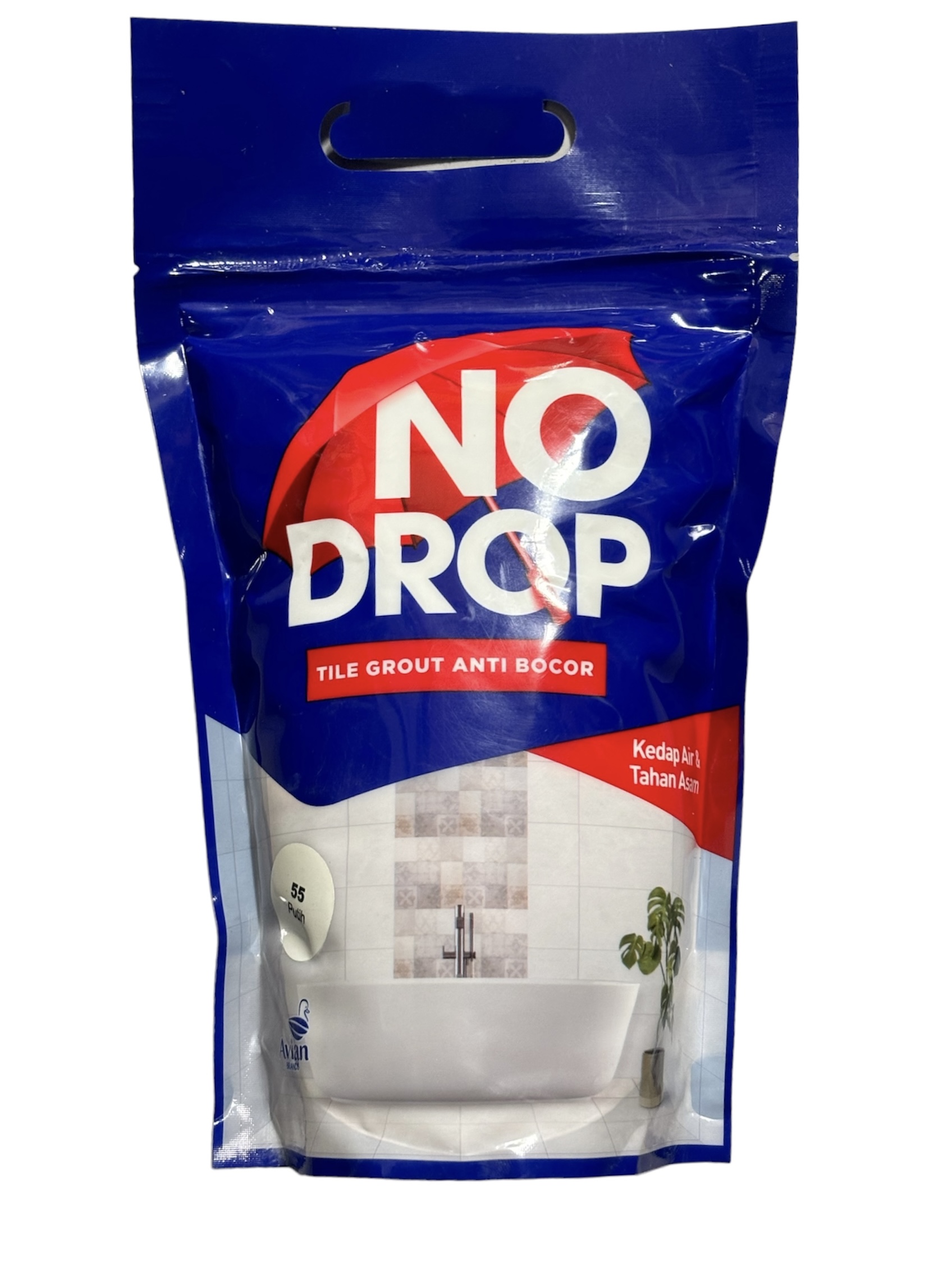 NO DROP TILE GROUT 1KG PUTIH